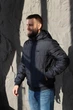 Демисезонная куртки большого размера от производителя UF-Fashion 123 - (двл) 66 темно-синий - изображение 1