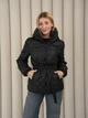Модная женская демисезонная куртка UF-Fashion Santa-KL черный М - изображение 1