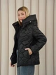Модная женская демисезонная куртка UF-Fashion Santa-KL черный М - изображение 3