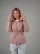 Демисезонная женская модная куртка UF-Fashion Santa-KL бежевый M - изображение 4