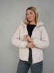 Демисезонная женская куртка с капюшоном молодежная UF-Fashion KS-KL белый S - изображение 3