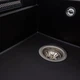 Мийка для кухні VALESO граніт ATRUM 790x500мм прямокутна врізна без сифону чорна PLS-A49387 - зображення 6