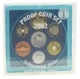 Набор монет Япония набор из 7 монет 2002 Proof 1, 5, 10, 50, 100, 500 йен, памятная медаль Восточный календарь - Год Коня - изображение 3