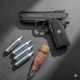 Пневматичний пістолет Win Gun 321 Colt Defender метал та ВВ Куля 500шт + балон СО2 4шт - зображення 4
