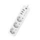 Фільтр мережі PREMIUM LP-X3 USB 4 м White (2200Вт) - зображення 3