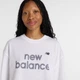 Женская белая футболка New Balance Jersey Graphic 40 (L) (WT61L713WT) - изображение 3