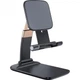 Подставка для телефона/планшета ESSAGER Knight Foldable Desk Mobile Phone Holder Alloy Stand Black (EZJZM-QS01) - изображение 1