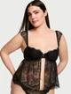 Мереживний бюст-топ Victoria's Secret з довгою вставкою 1159852760 (Чорний XL) - зображення 1