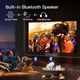 Міні Проектор 4K 1080P з WIFI 6, Bluetooth 5.0, 180° Обертання, Авто Keystone, 130'' Екран - зображення 8