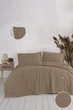 Покрывало с наволочками Maribor з Natural Creations Mink Евро 240 х 260 см Хлопок Коричневый - изображение 1