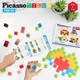 Конструктор магнитный BUILDING CUBES PMC50/23645 PICASSO TILES, 50 деталей, в коробке - изображение 4