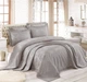 Покрывало с наволочками Miray Grey 240 x 260 см Gardines (2000003436590) - изображение 1