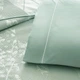 Постільна білизна з жаккардовим покривалом-піке Flava Green / простирадло на резинці Tac 000344253 - зображення 3