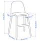 Дитячий стілець високий Ikea URBAN 001.652.13 - зображення 5