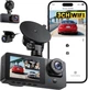 Автомобильный видеорегистратор Bestsee M22PRO-DE 2.5K с тремя камерами, 2.35" IPS, черный - изображение 1