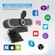 Веб-камера NIVEOLI 1080P с микрофоном и шторкой конфиденциальности, USB - изображение 2