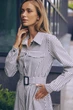 Жіноча сукня в клітинку демісезонна з поясом Seventeen L-XL Білий (2000000196480) - зображення 5
