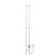 Рушникосушка електрична HEATPRO Kirin P2 1300x75 вуглецева сталь (Білий) ( BH-KR1300752E.W ) - зображення 1