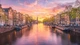 Дизайнерські вінілові фотошпалери на флізеліновій основі Sunset in Amsterdam - зображення 1
