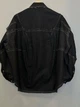 Женская джинсовая рубашка oversize KAPTSOVA MKKS060237 - Oversize 42/52, Чорний - изображение 4