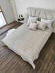 Покривало стьобане з подушками Cappone 220x240 см Бежеве - зображення 4