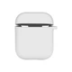 Чехол Silicone Case с микрофиброю для Airpods 1 / Airpods 2 White - изображение 2
