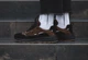 Кроссовки Мужские Стаф Черно-коричневые Светоотражающие Спортивные Staff Black & Brown Reflective 41 (382436) - изображение 5