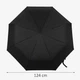 Семейный автоматический зонтик Fulton G323 Black Купол 124 см Черный Антивитер ( Jumbo-1) - изображение 2