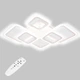Потолочная LED люстра, светильник светодиодный Sunlight белый 6325/2+2+2S - изображение 1