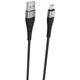 Кабель USB Borofone BX32, USB to MicroUSB, 1m, чорний - зображення 2