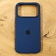 Чехол Silicone Case для iPhone 17 Pro Max Navy Storm - изображение 1