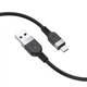 Кабель USB Hoco X109, USB to MicroUSB, 2.4А, 1m, black - зображення 3