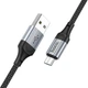 Кабель USB Hoco X102, USB to MicroUSB, 2.4А, 1m, черный - изображение 2