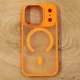 Чехол HOCO Smoke case Matte with MagSafe iPhone 17 Pro Max Orange - изображение 1