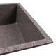 Гранітна мийка для кухні Valeso Ameli 540x440 врізна, прямокутна, мікс (SP000051490) - зображення 4