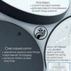 Управляемая светодиодная люстра круглая ESLLSE ONIX R 75 Вт 500x50 мм Черная - изображение 2