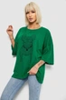 Футболка женская с принтом темно-зеленый 244R3008 AGER 4XL - изображение 3