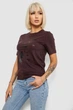 Футболка AGER XXL Шоколадный 241R1828 - изображение 3