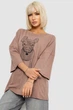 Футболка женская с принтом мокко 244R3008 AGER 5XL - изображение 3