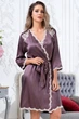 Халат Mia-Amore 50/52(2XL/3XL) Темно-пурпурний (136704) - зображення 3