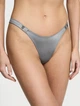Комплект білизни Victoria’s Secret Scattered Shine Strap Lightly Lined Low-Cut Demi Bra Set Asteroid Grey (Бюстгальтер +Трусики бразильяни)Сірий 34D-M - изображение 4