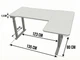 Стол с електро-регулировкой высоты Угловой Flexi Desk White 160x110 см 28052 - изображение 4