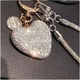 Брелок Swarovski Heart Black аксессуар для телефона стильное украшение с кристаллами для девушек и женщин - изображение 11
