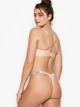 Трусики стрінги Victoria's Secret Very Sexy Shine Strap Thong Panty М Бежевий (26027893) - изображение 2