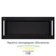 Вытяжка встраиваемая Eleyus GEMINI 1200 LED SMD 70 BL - изображение 3