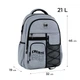 Рюкзак GoPack Education Teens 184 сірий (GO26-184L-2) - зображення 3