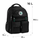 Рюкзак GoPack Education 183 чорний (GO26-183M-3) - зображення 3