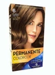 Краска для волос Deliplus Permanente Colorcor с коллагеном и 5 маслами тон № 6 Темно-русый Rubio Oscuro - изображение 1