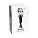 Лакированные чулки со шнуровкой красные Art of Sex Mistress размер M - изображение 3