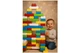 Конструктор блочний 115/26 "Mega Brick №3" 30 елементів (4 кнопки 10 шт, 8 кнопок 20 шт) BAMSIC - изображение 3